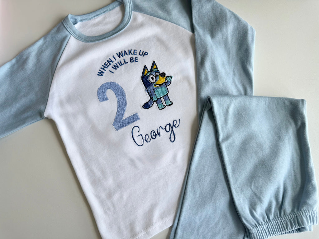 You Choose Custom “when I wake up” birthday pyjamas