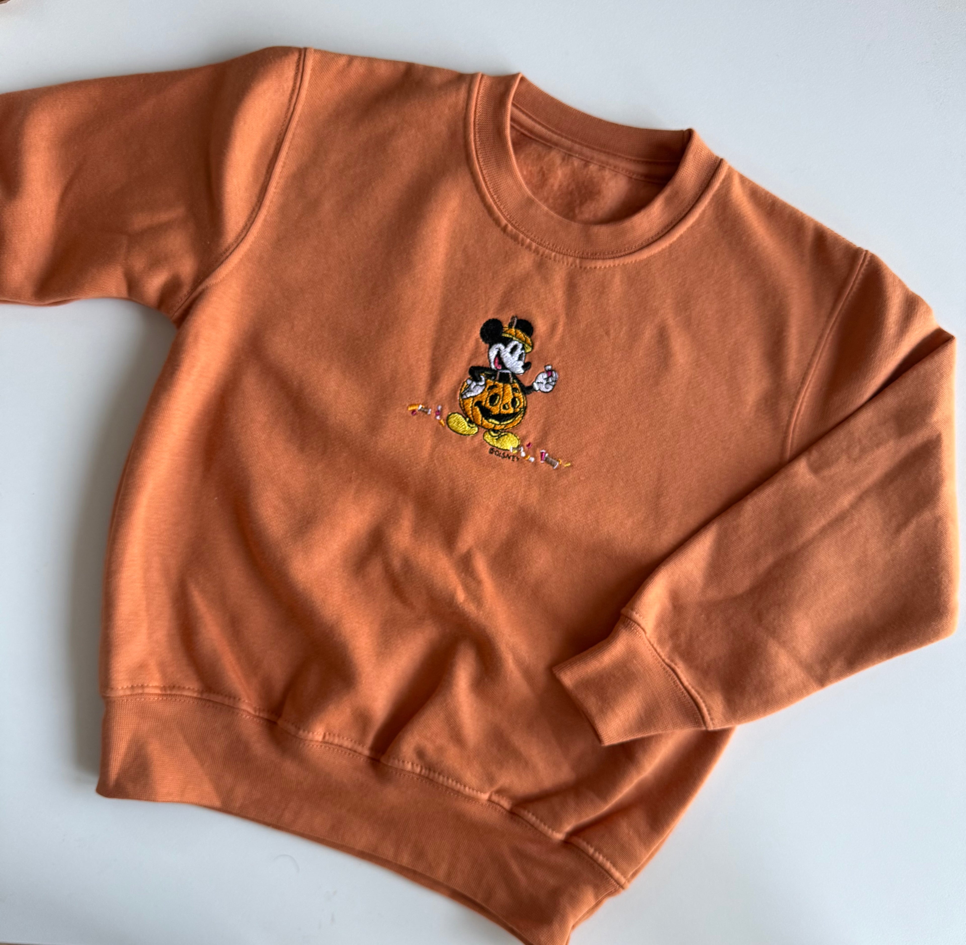 Mickey Mouse Pumpkin Sweatshirt