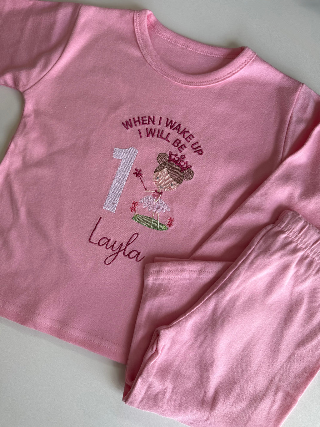You Choose Custom “when I wake up” birthday pyjamas
