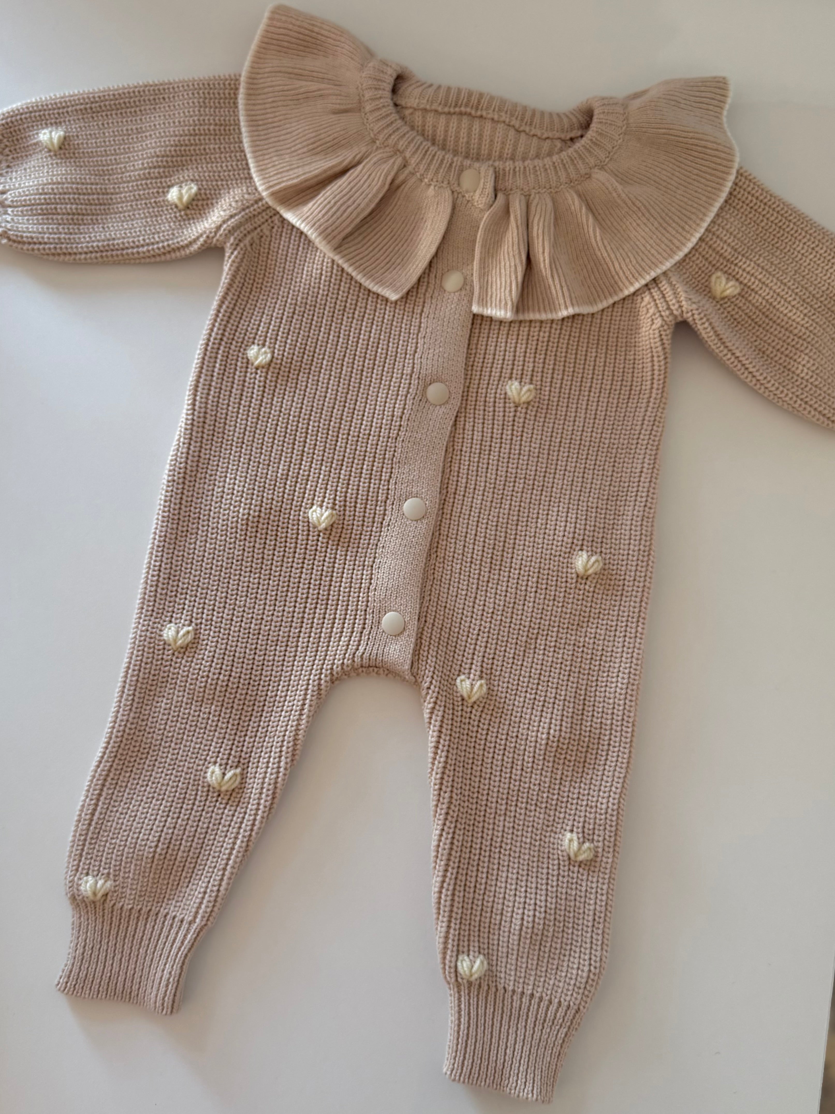 Ruffle Collar Romper