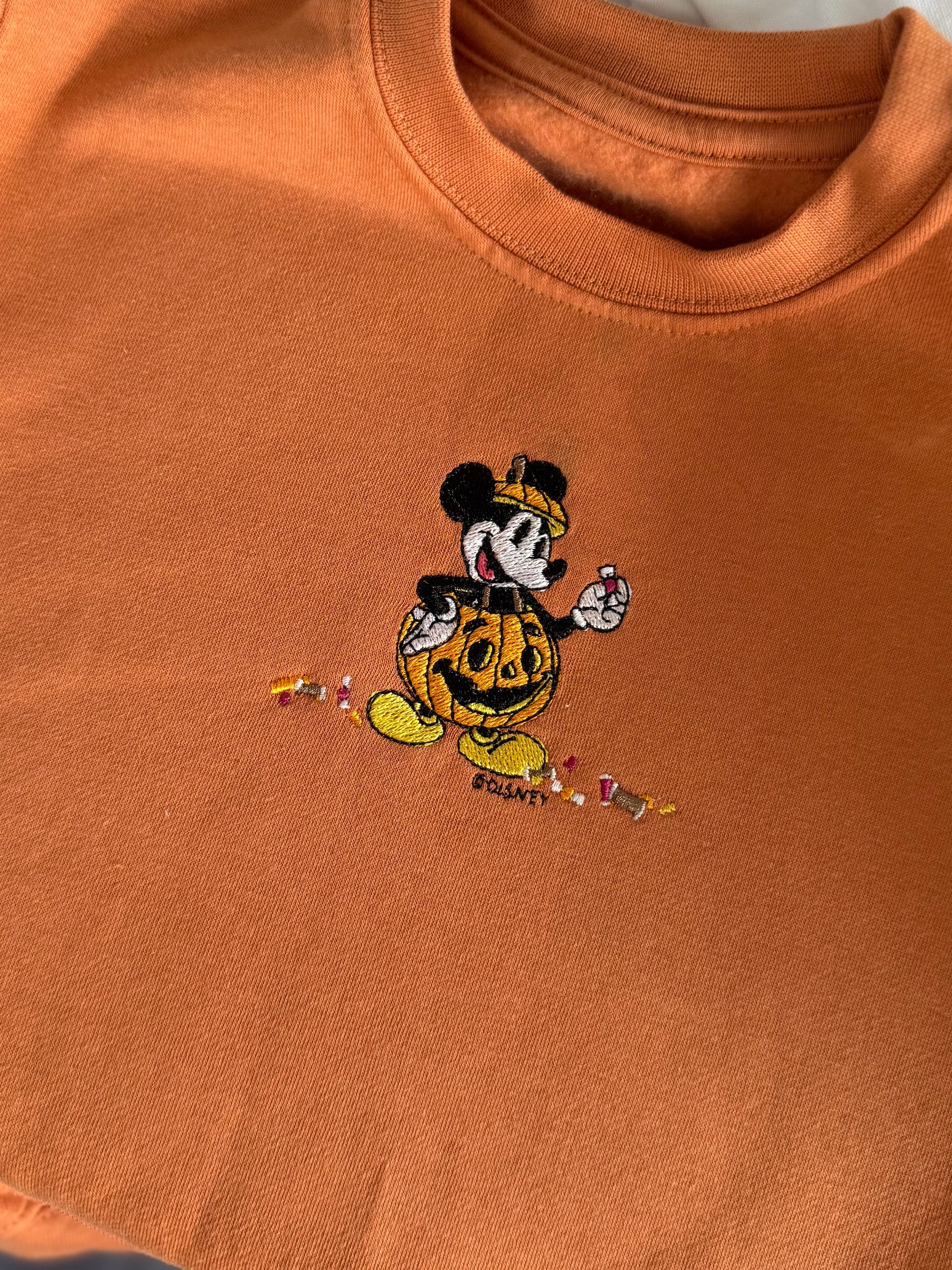 Mickey Mouse Pumpkin Sweatshirt