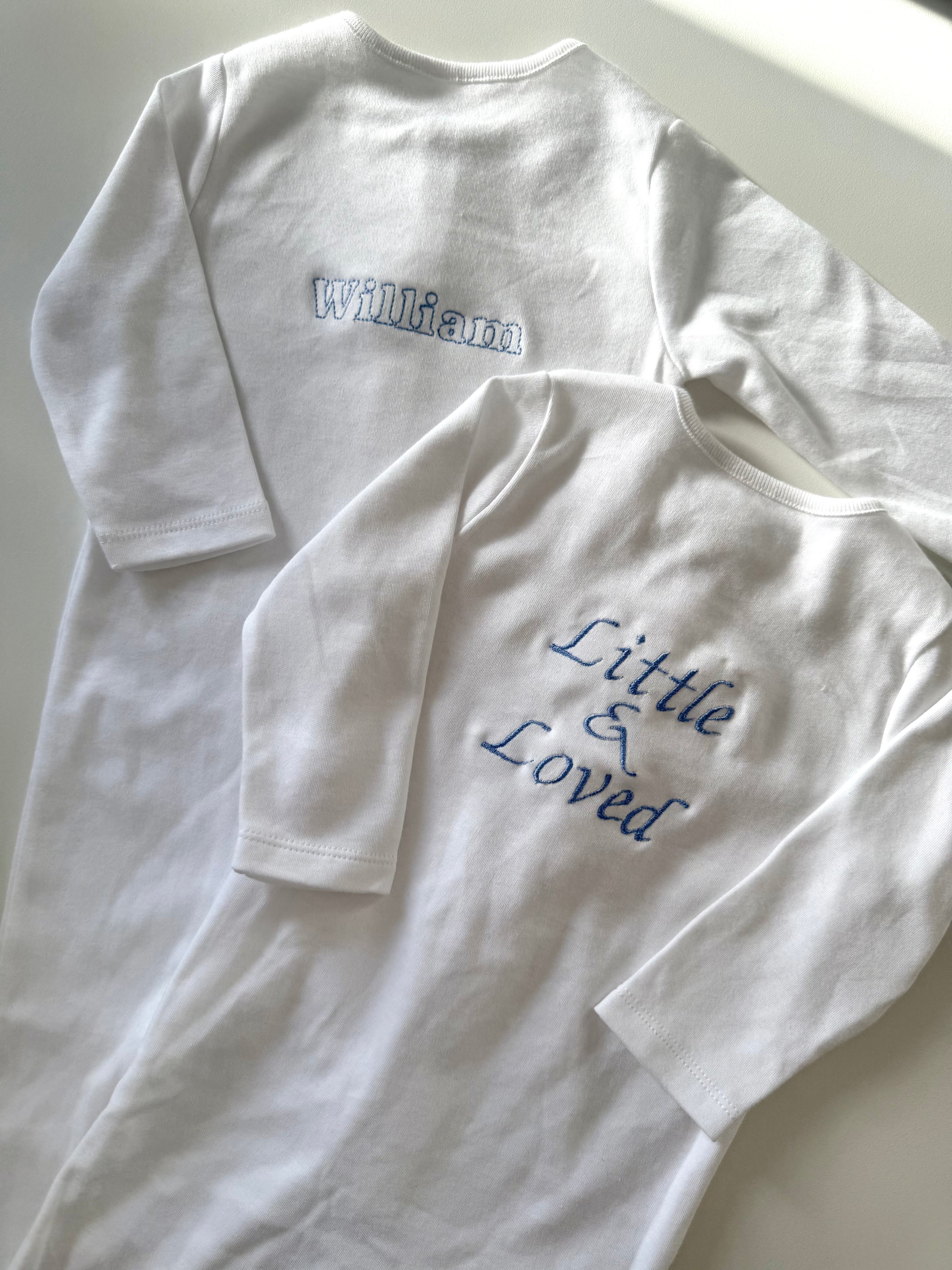 Sleepsuit with Back Wording