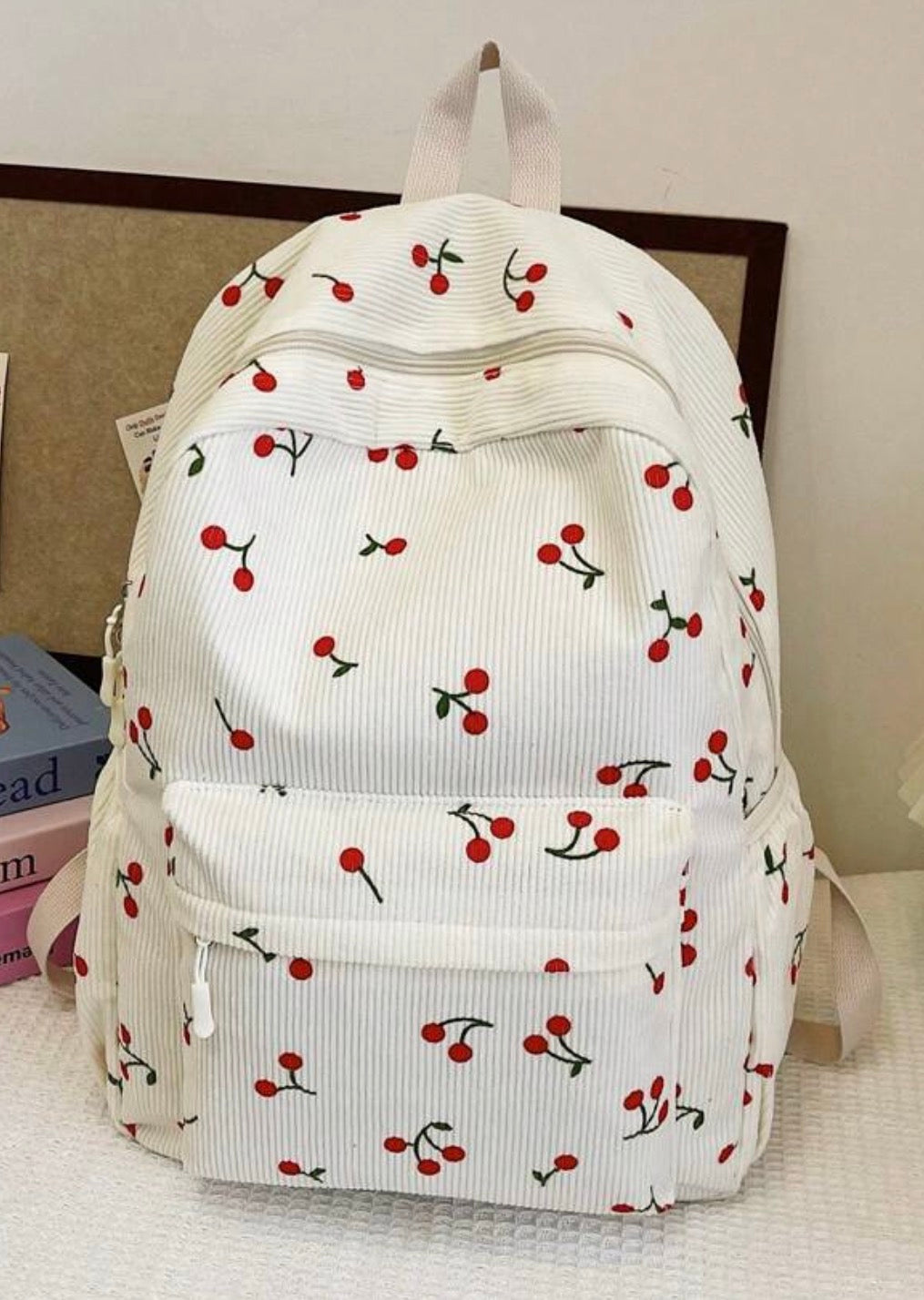 3D Name Strawberry/Cherry Backpack