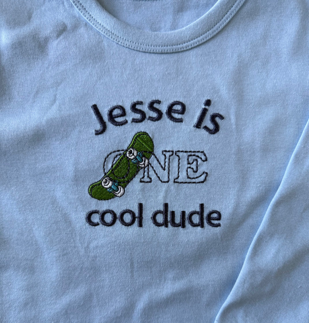 “ONE” Cool Dude Birthday Pyjamas
