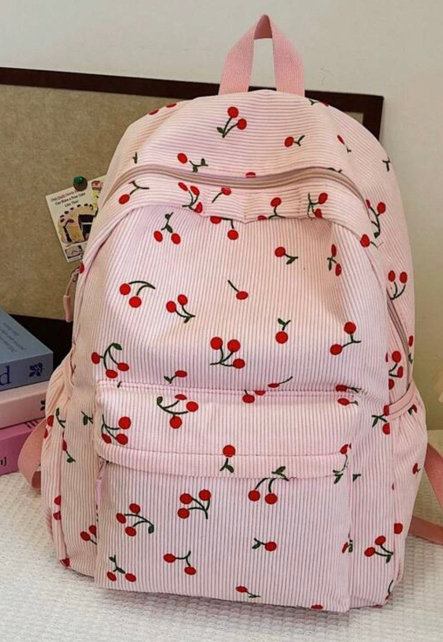 3D Name Strawberry/Cherry Backpack