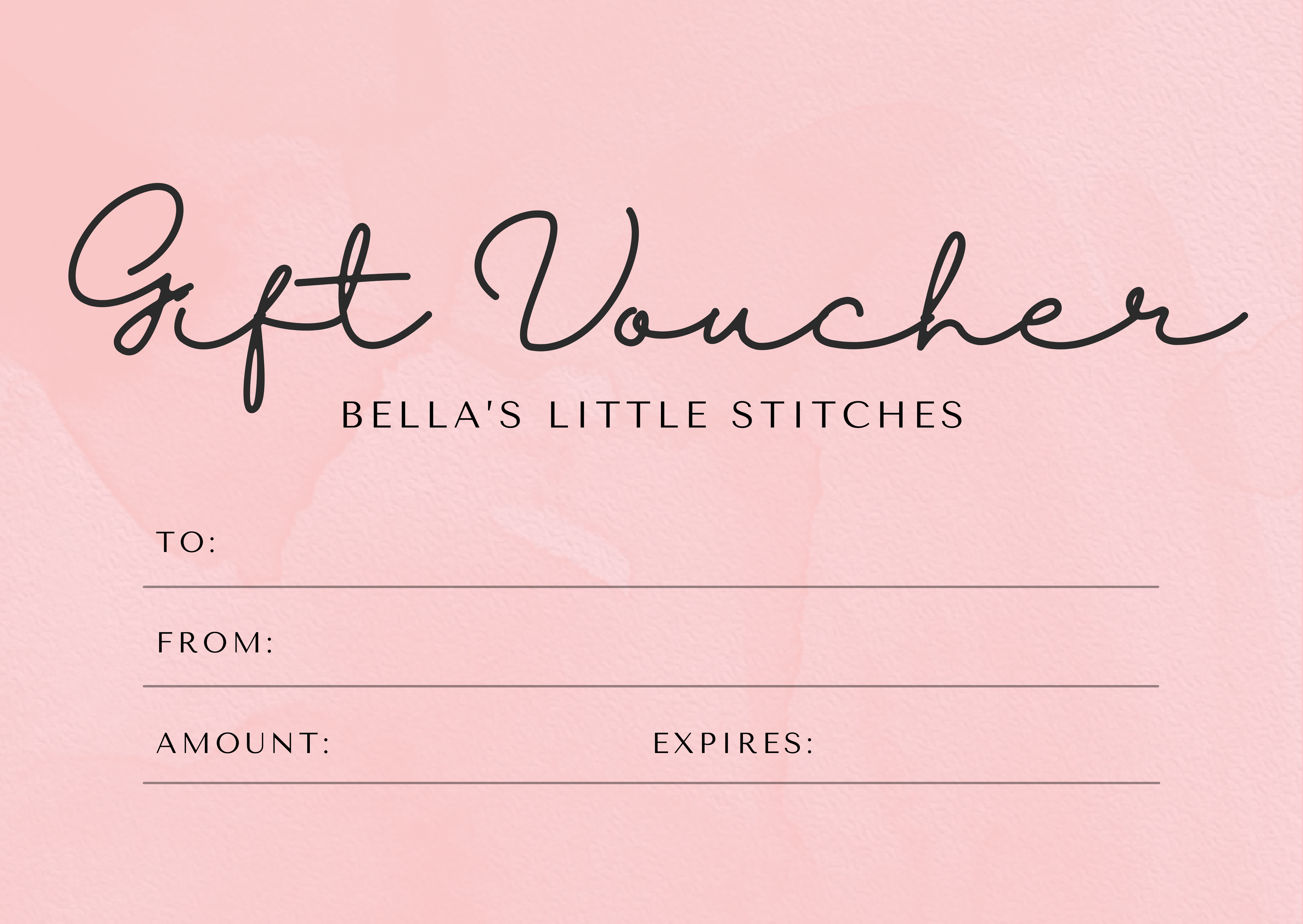Bella's Little Stitches Gift Card